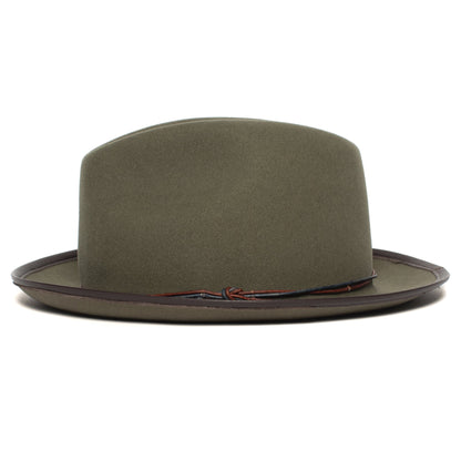 Goorin Bros. roscoe wool wide brim fedora Sage side view
