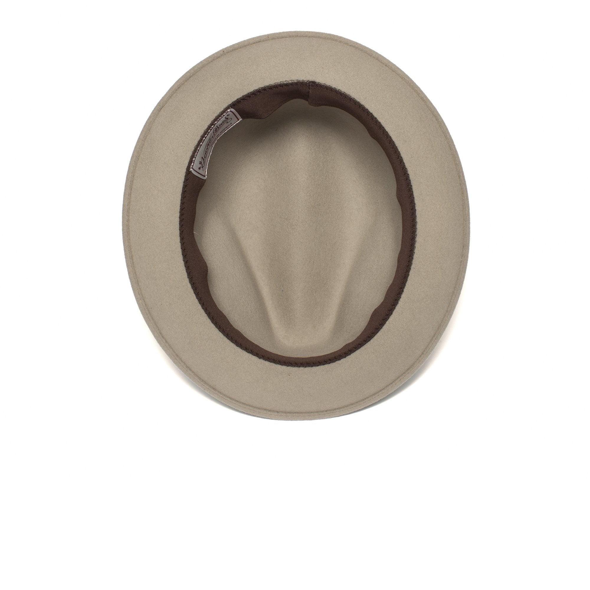 Goorin Bros. treat street wool diamond porkpie fedora Taupe under view
