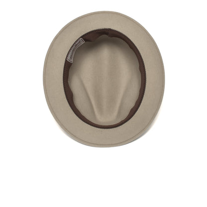 Goorin Bros. treat street wool diamond porkpie fedora Taupe under view