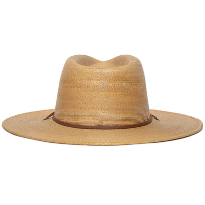 Goorin Bros. sundowner wide brim fedora Tan back view