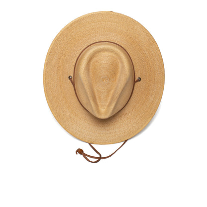 Goorin Bros. sundowner wide brim fedora Tan top view