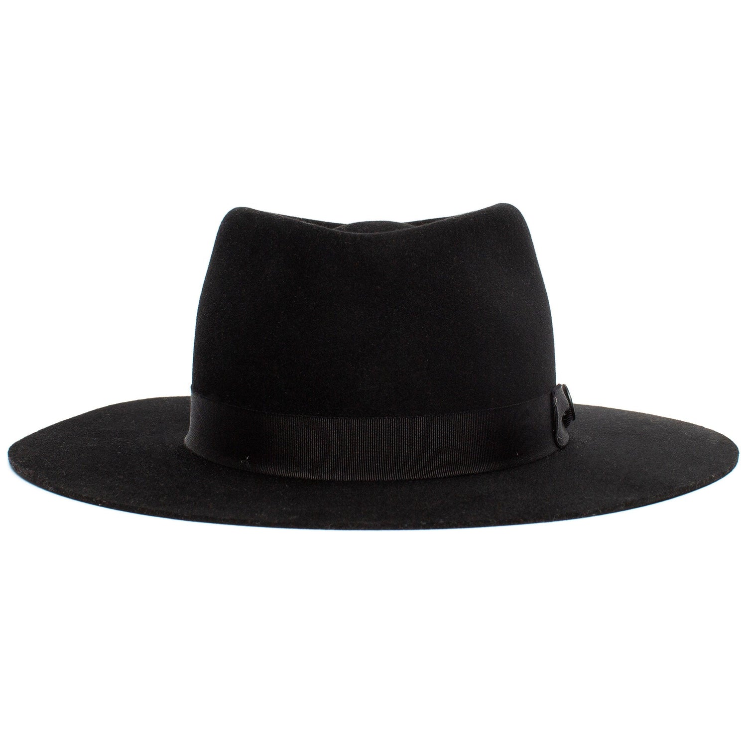 Goorin Bros. gerald fitzgerald wide brim wool felt fedora Black front view