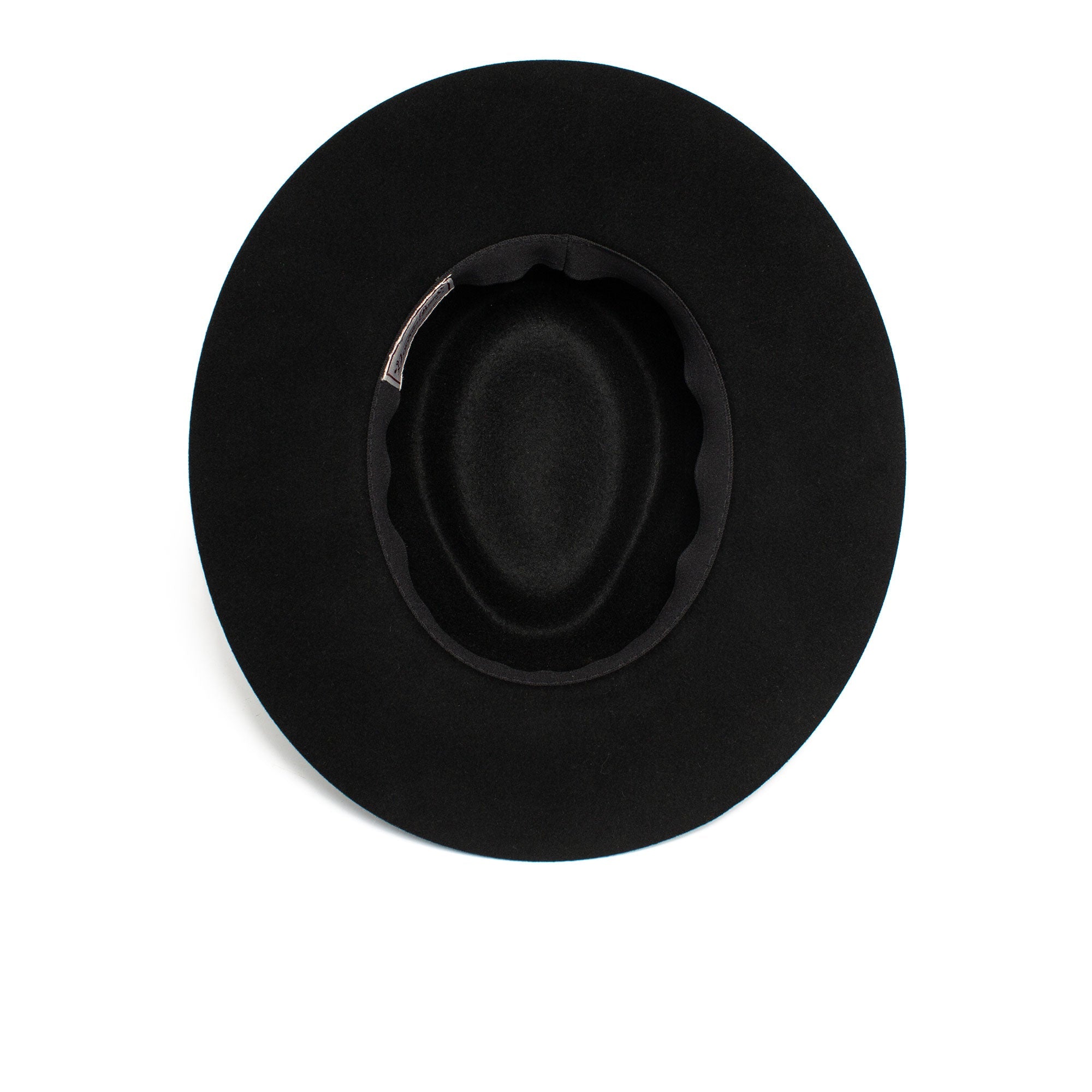 Goorin Bros. gerald fitzgerald wide brim wool felt fedora Black under view
