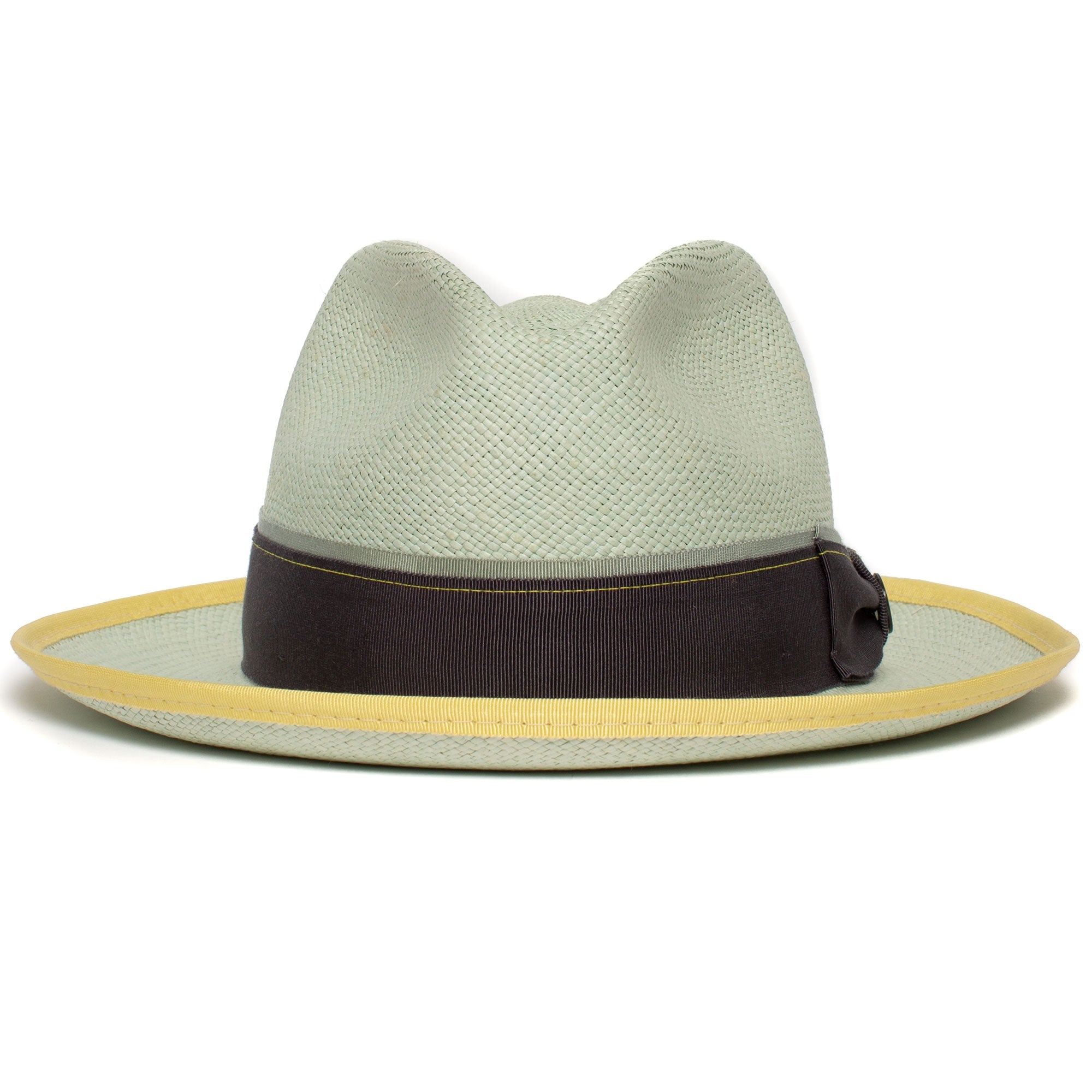 Goorin Bros. hartman wide brim toquilla straw fedora Sky front view