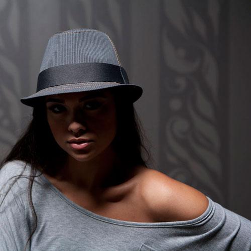 Goorin Bros. brooklyn wool a crown fedora Grey  womens styling