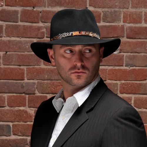 Goorin Bros. lucky pete wool classic fedora Black  mens styling