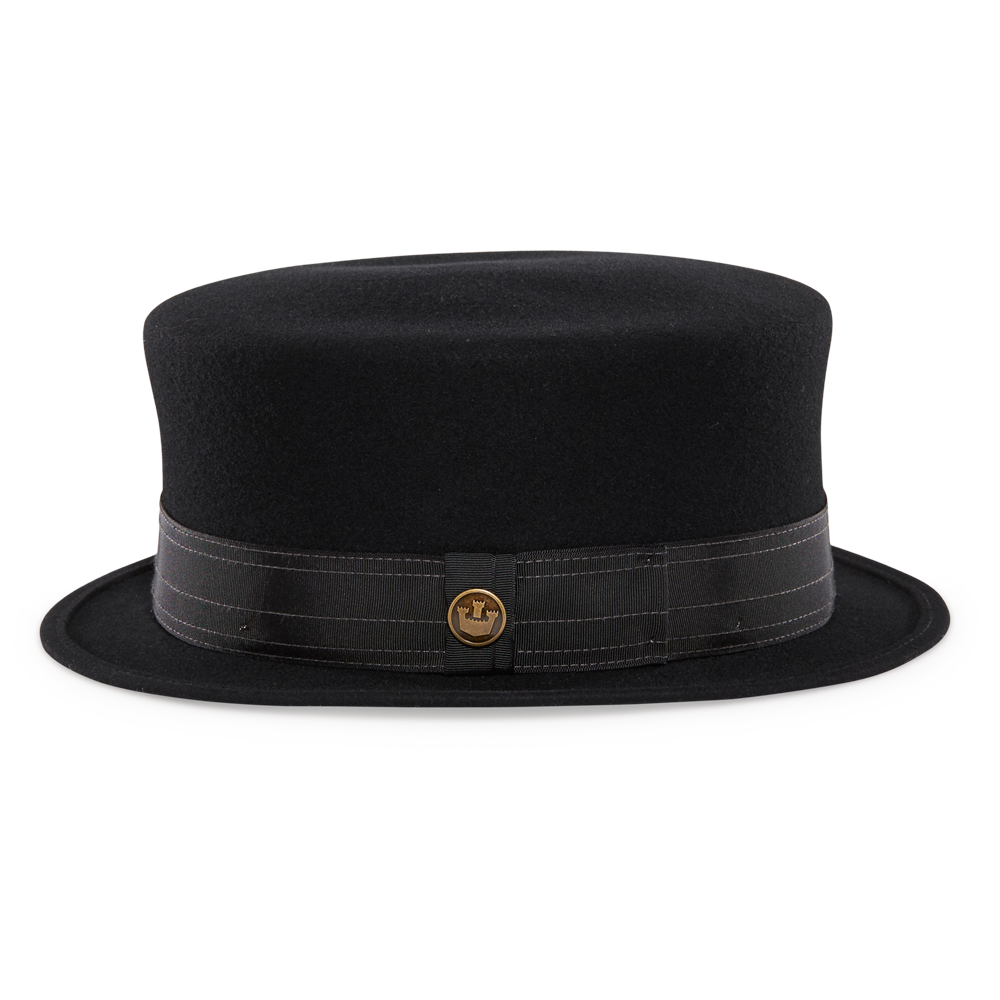 Goorin Bros. White Rabbit Black top hat left side view