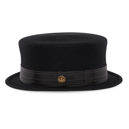 Goorin Bros. White Rabbit Black top hat left side view