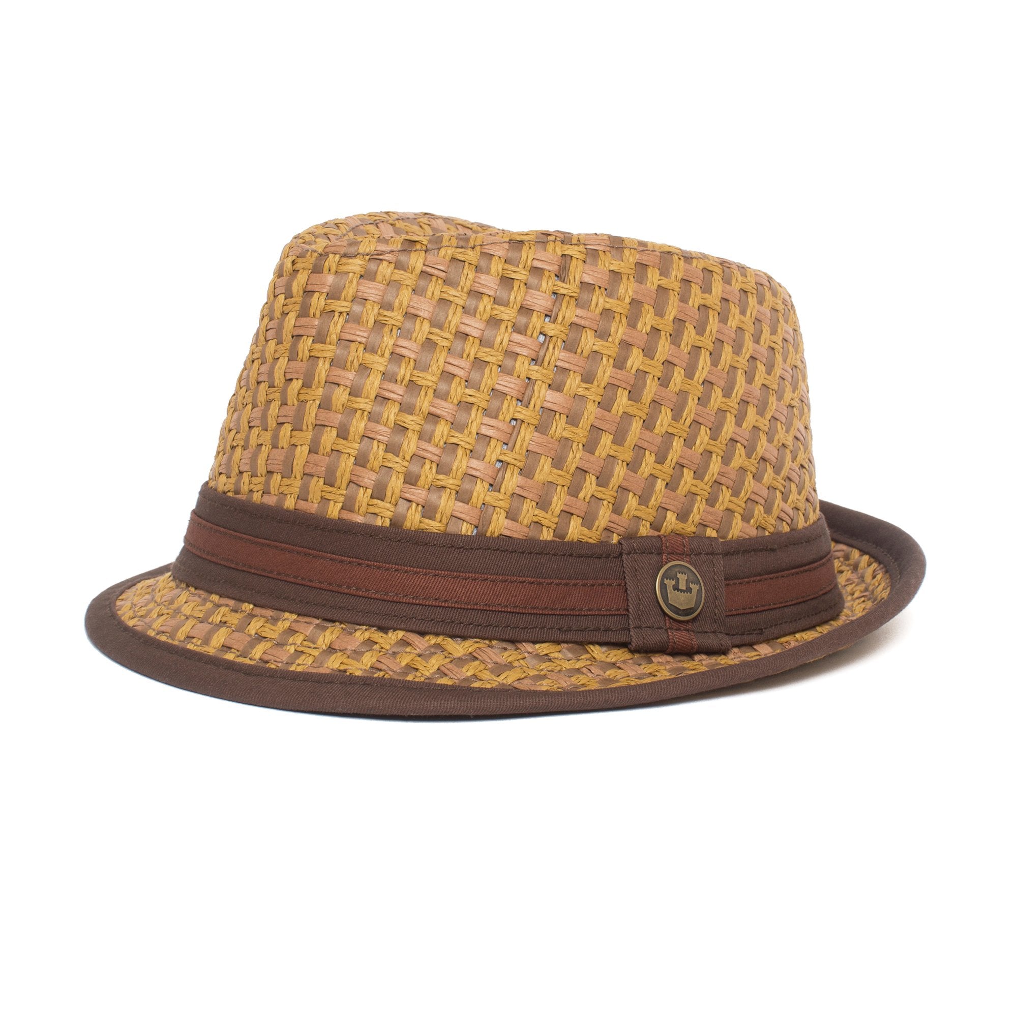 Goorin Bros. eric b straw a crown fedora Brown left side view
