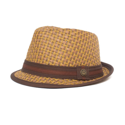 Goorin Bros. eric b straw a crown fedora Brown left side view