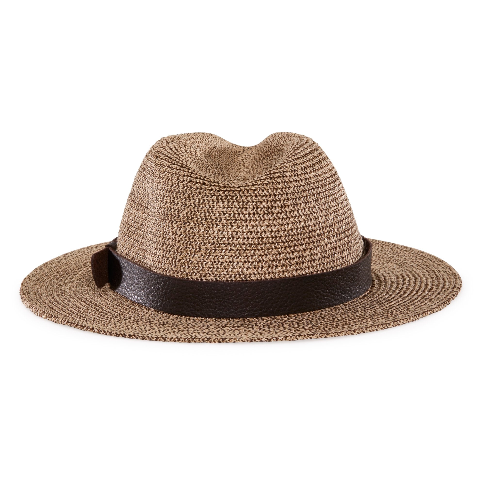 Goorin Bros. henri straw wide brim fedora Tan back view