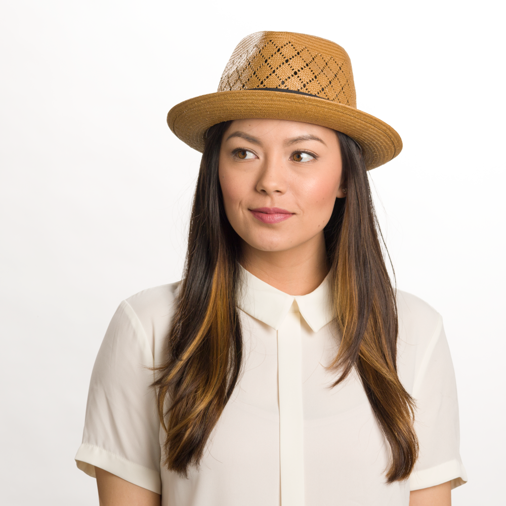 Goorin Bros. Emile Tan fedora womens styling