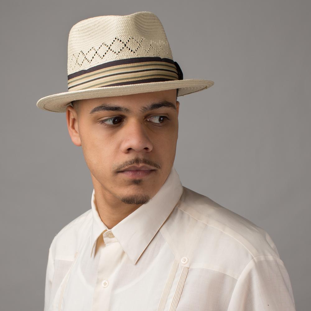 Goorin Bros. etienne straw wide brim fedora White  mens styling