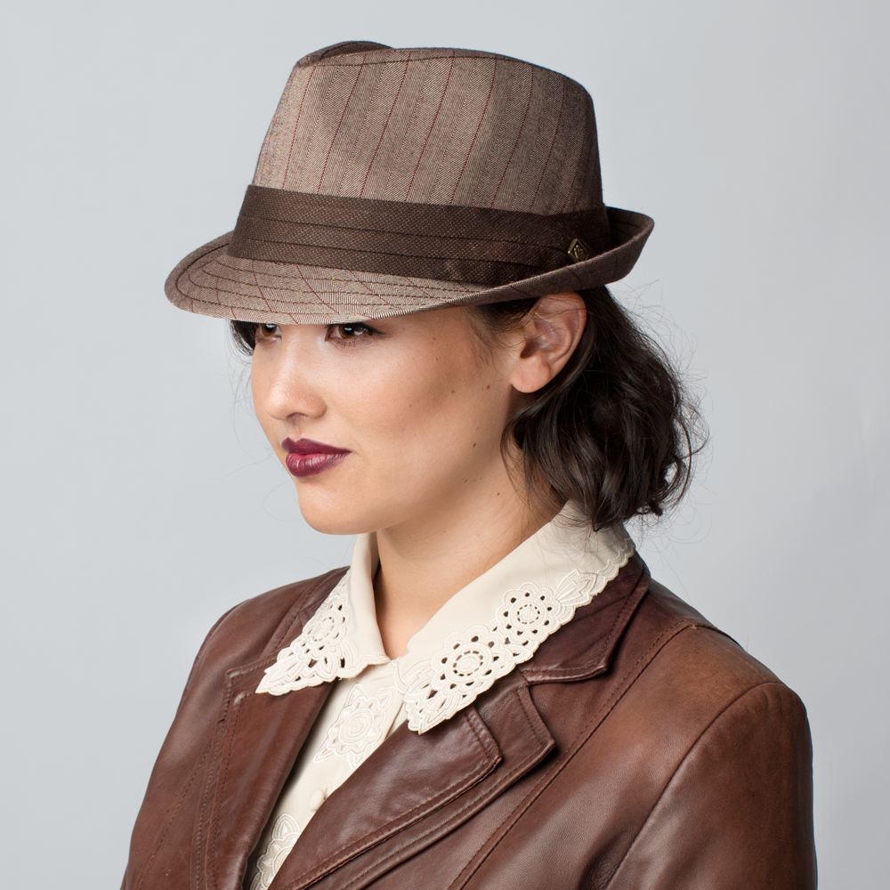 Goorin Bros. Crescendo Brown fedora womens styling