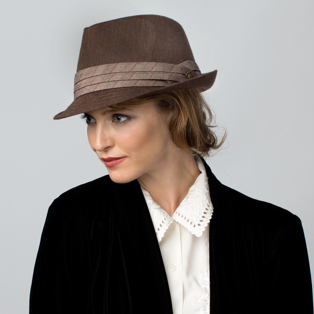 Goorin Bros. Baritone Brown fedora womens styling