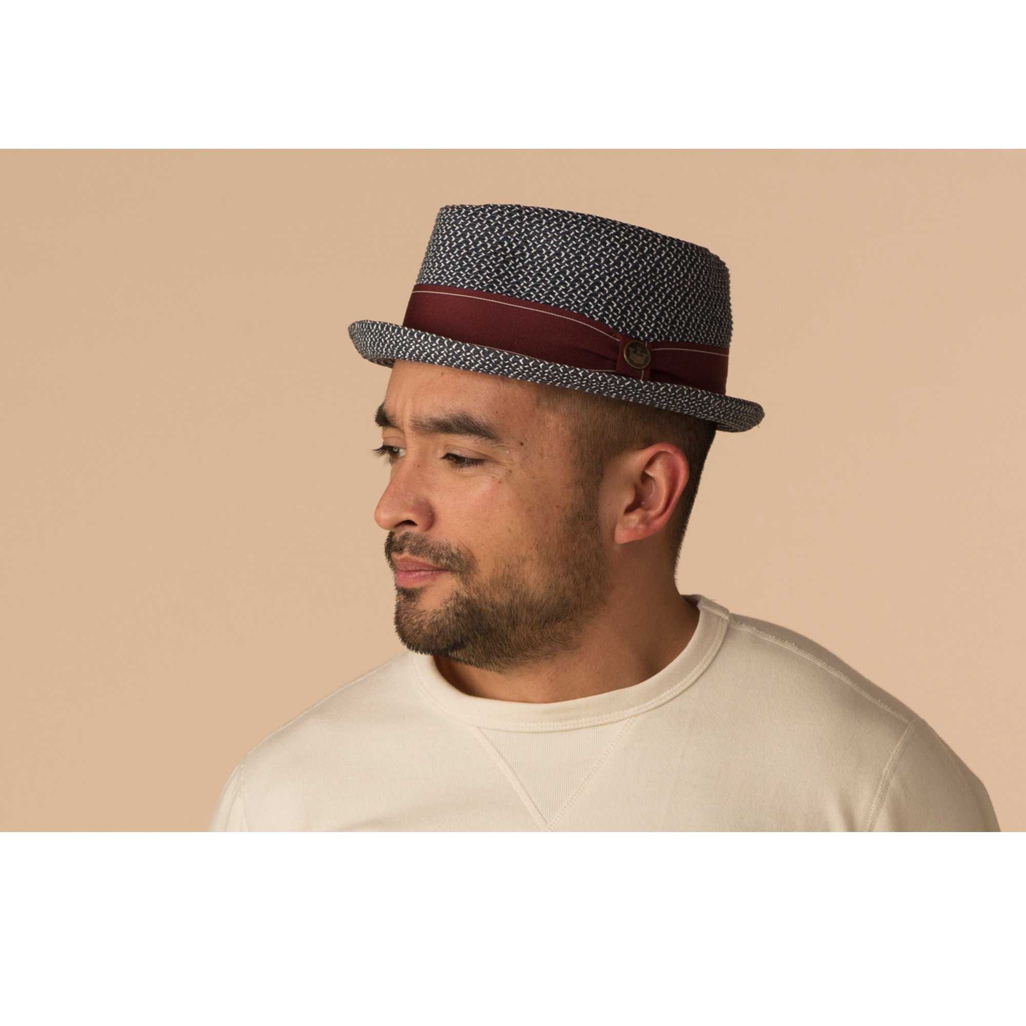 Goorin Bros. Guillermo Navy porkpie mens styling
