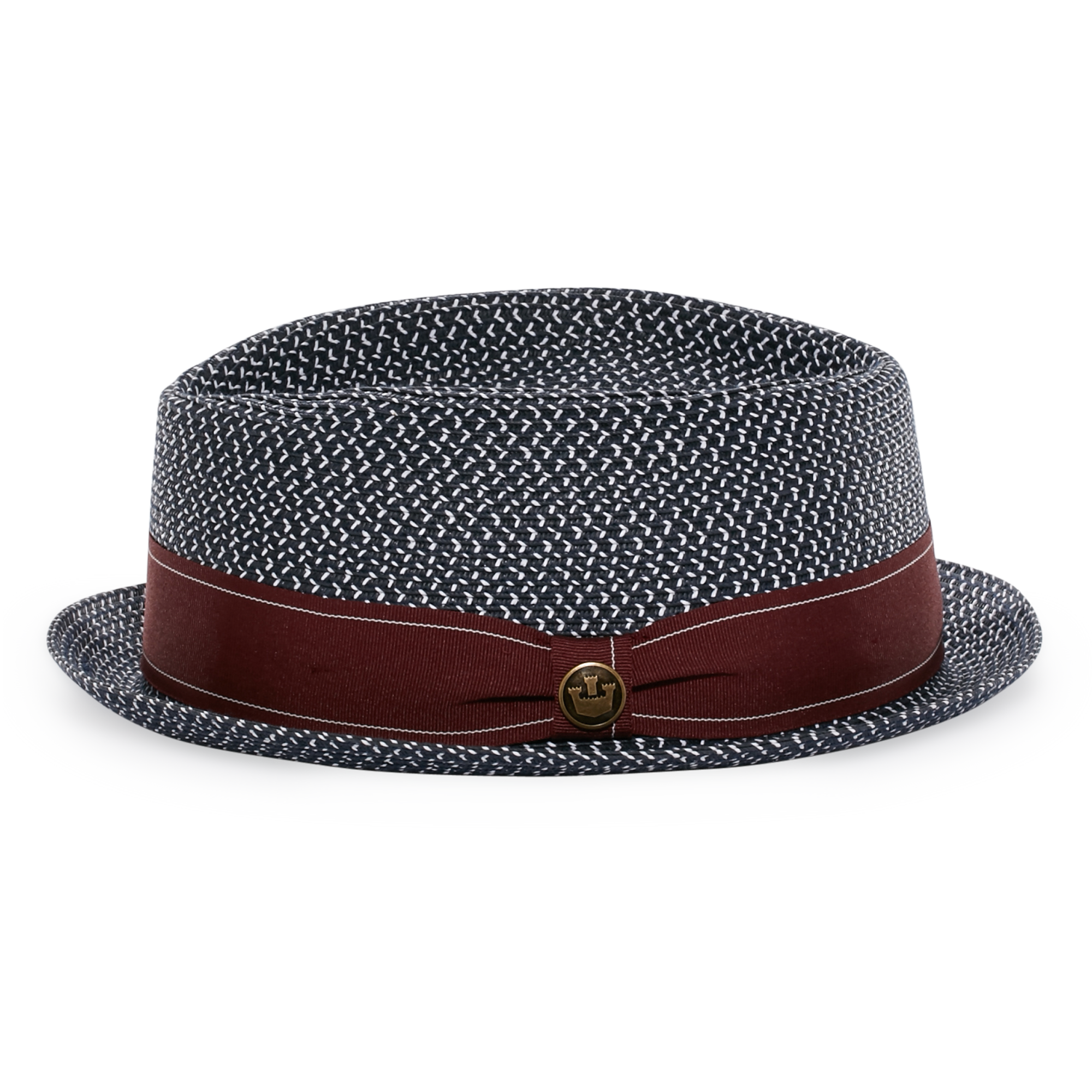 Goorin Bros. Guillermo Navy porkpie side view