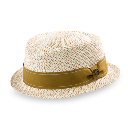 Goorin Bros. Guillermo White porkpie left side view