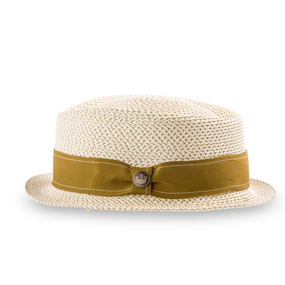 Goorin Bros. Guillermo White porkpie left side view