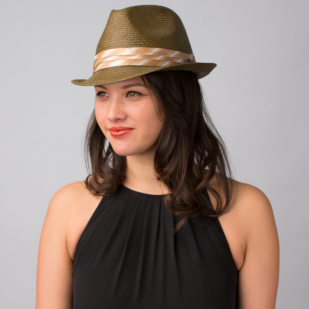 Goorin Bros. Cuba Brown flip up womens styling