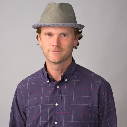 Goorin Bros. chiba cotton flip up fedora Olive  mens styling