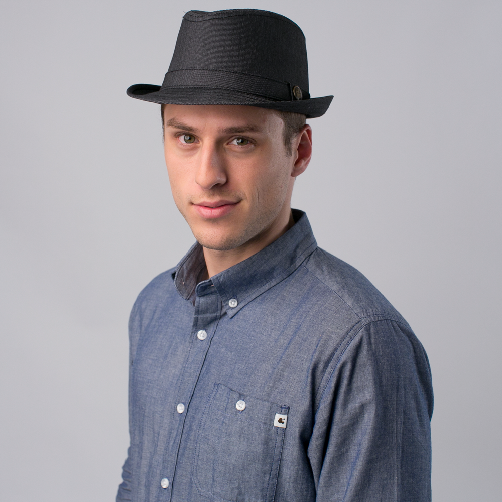 Goorin Bros. galaxy explorer cotton stroller fedora Black  mens styling