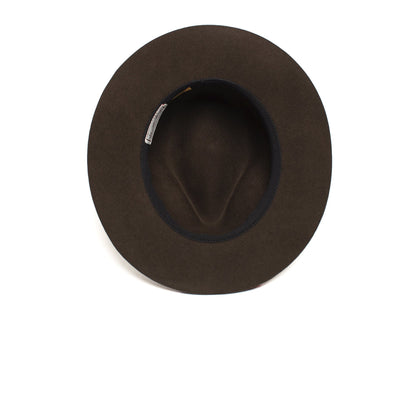 Goorin Bros. maise lock wool wide brim fedora Brown under view
