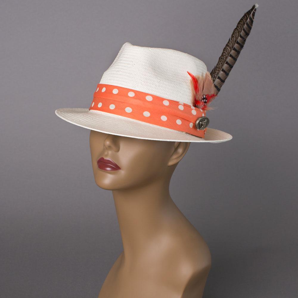 Goorin Bros. oh sheila straw wide brim fedora White  womens styling