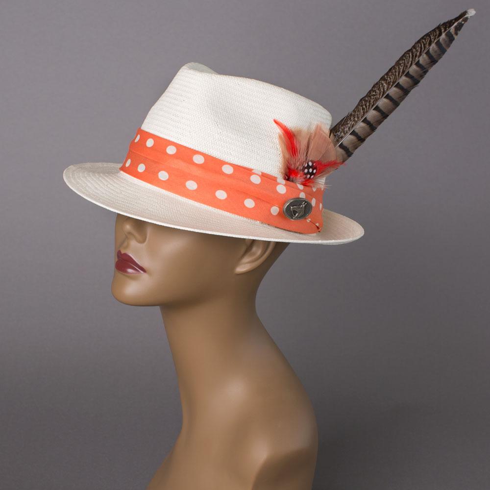 Goorin Bros. oh sheila straw wide brim fedora White  womens styling
