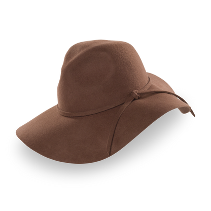 Goorin Bros. Ms. Danke Brown fedora left side view