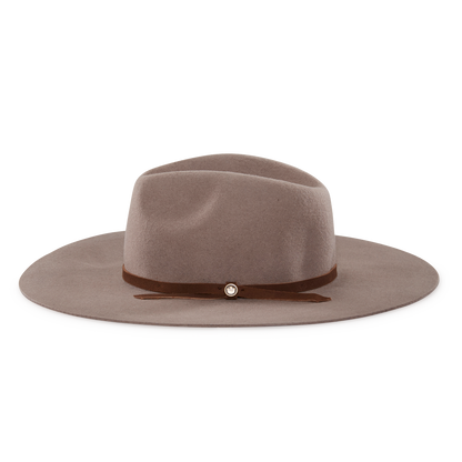 Goorin Bros. Ms. Danke Taupe fedora left side view