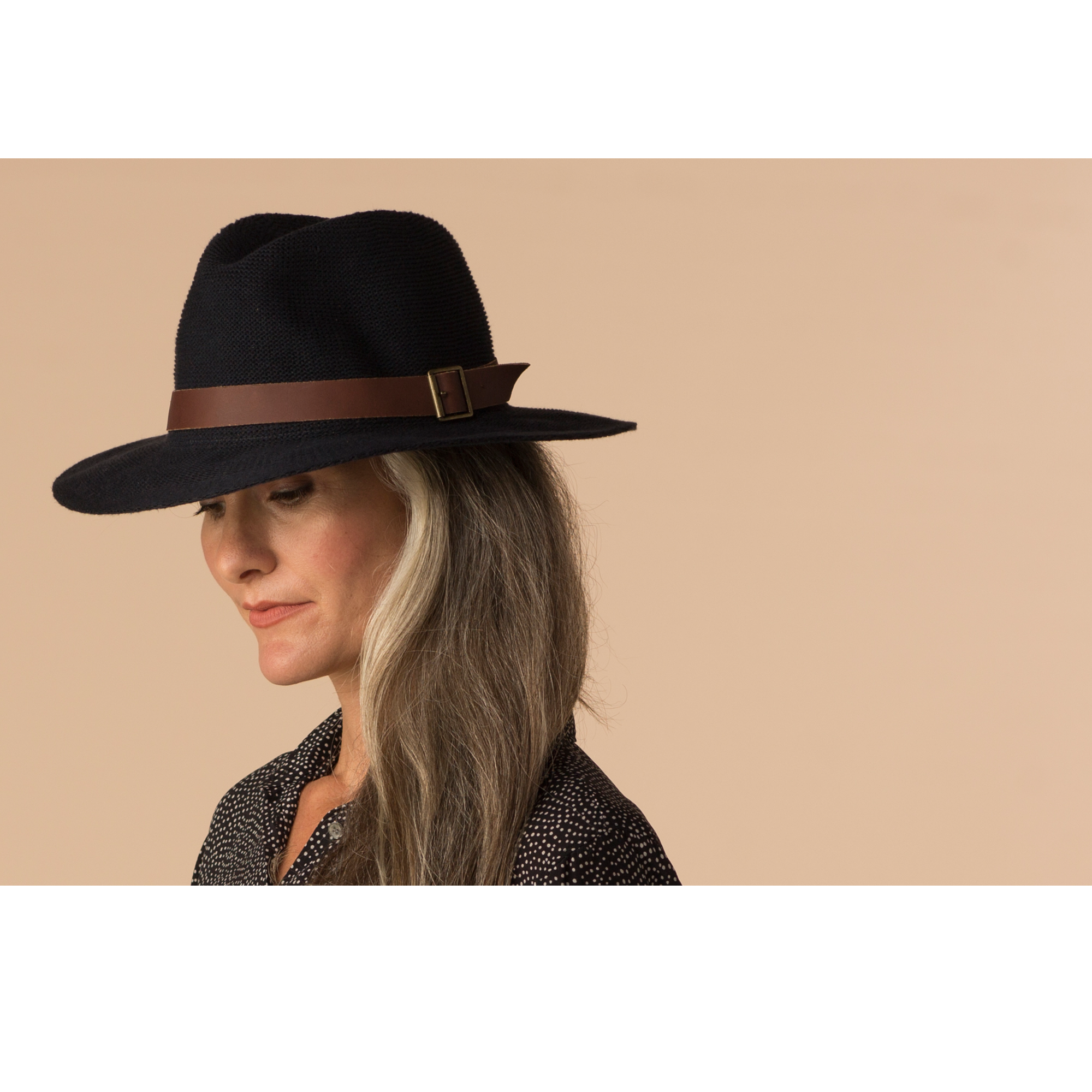 Goorin Bros. April Rose Navy fedora womens styling