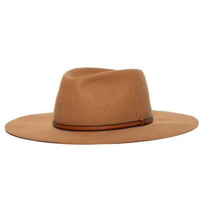 Goorin Bros. dirty dallas wool fedora Whiskey left side view