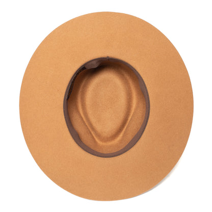 Goorin Bros. dirty dallas wool fedora Whiskey under view