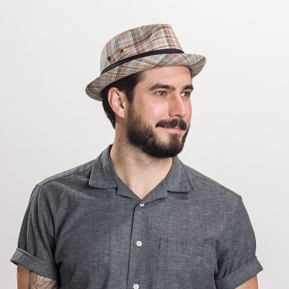 Goorin Bros. quick jones flip up fedora Tan  mens styling