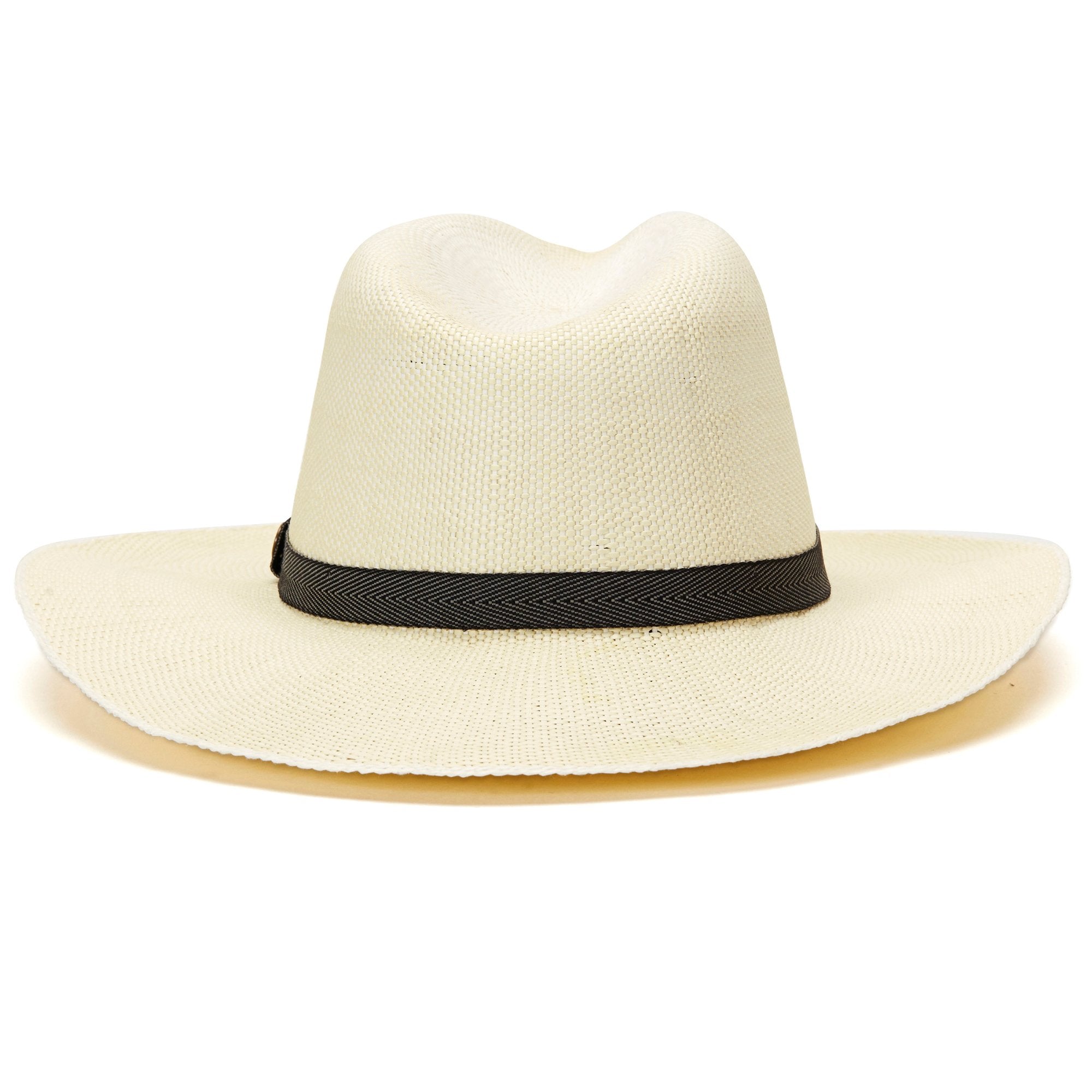 Goorin Bros. south beach straw wide brim fedora Natural back view