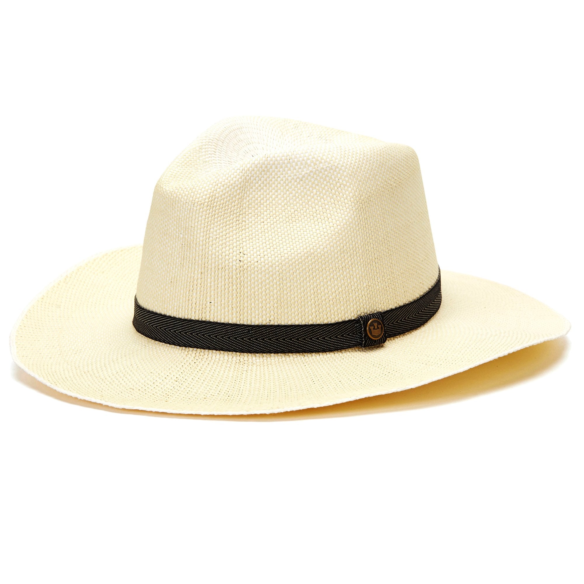 Goorin Bros. south beach straw wide brim fedora Natural left side view