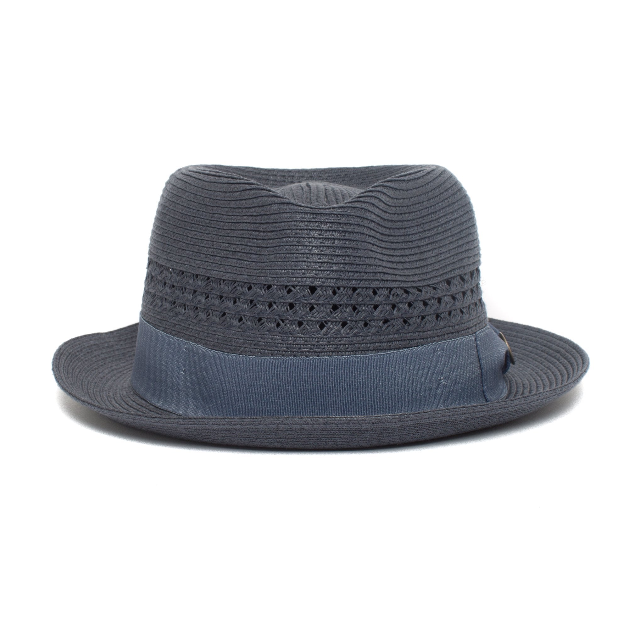 Goorin Bros. boogie straw a crown fedora Navy front view