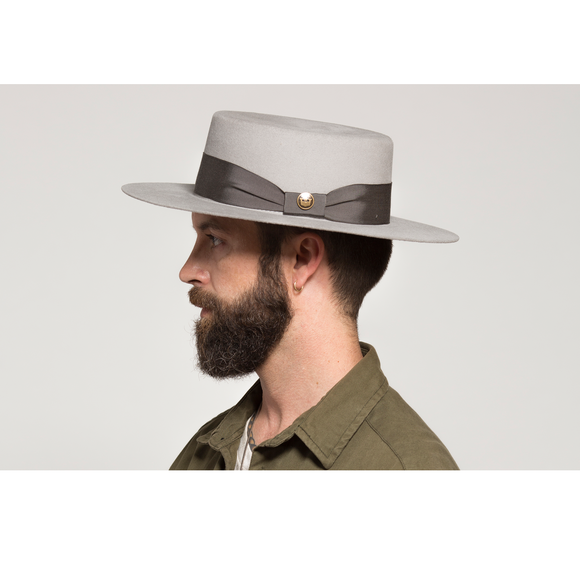 Goorin Bros. London Sparkles Silver boater mens styling