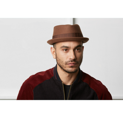 Goorin Bros. Tommaso Ferro Cognac porkpie mens styling