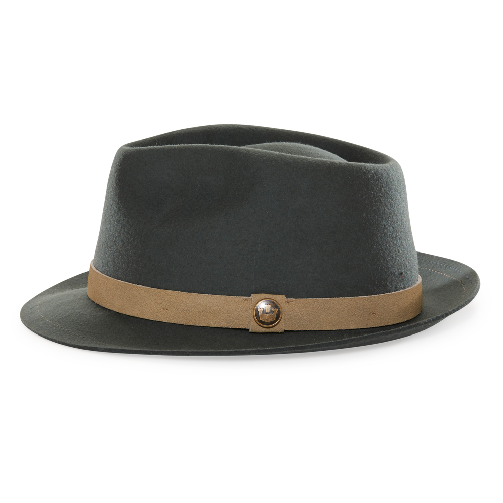 Goorin Bros. San Simeon Sage fedora left side view