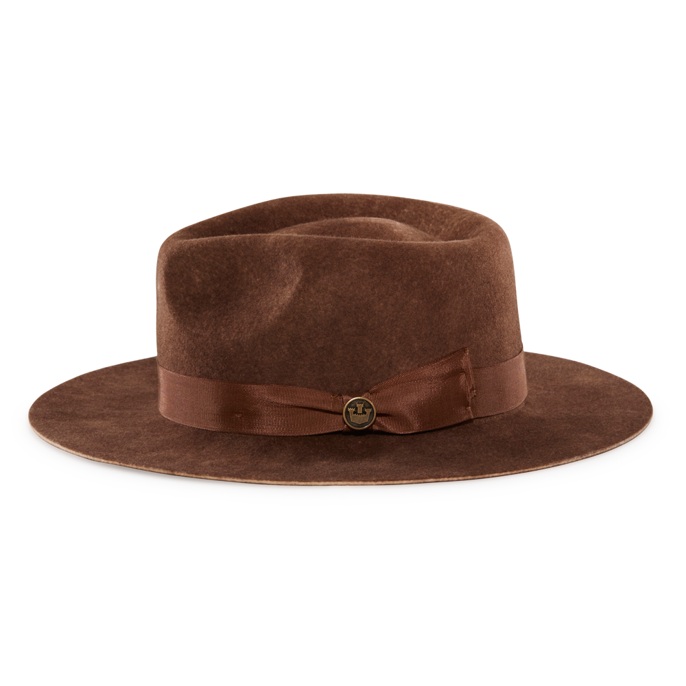 Goorin Bros. Carmel River Tan fedora left side view