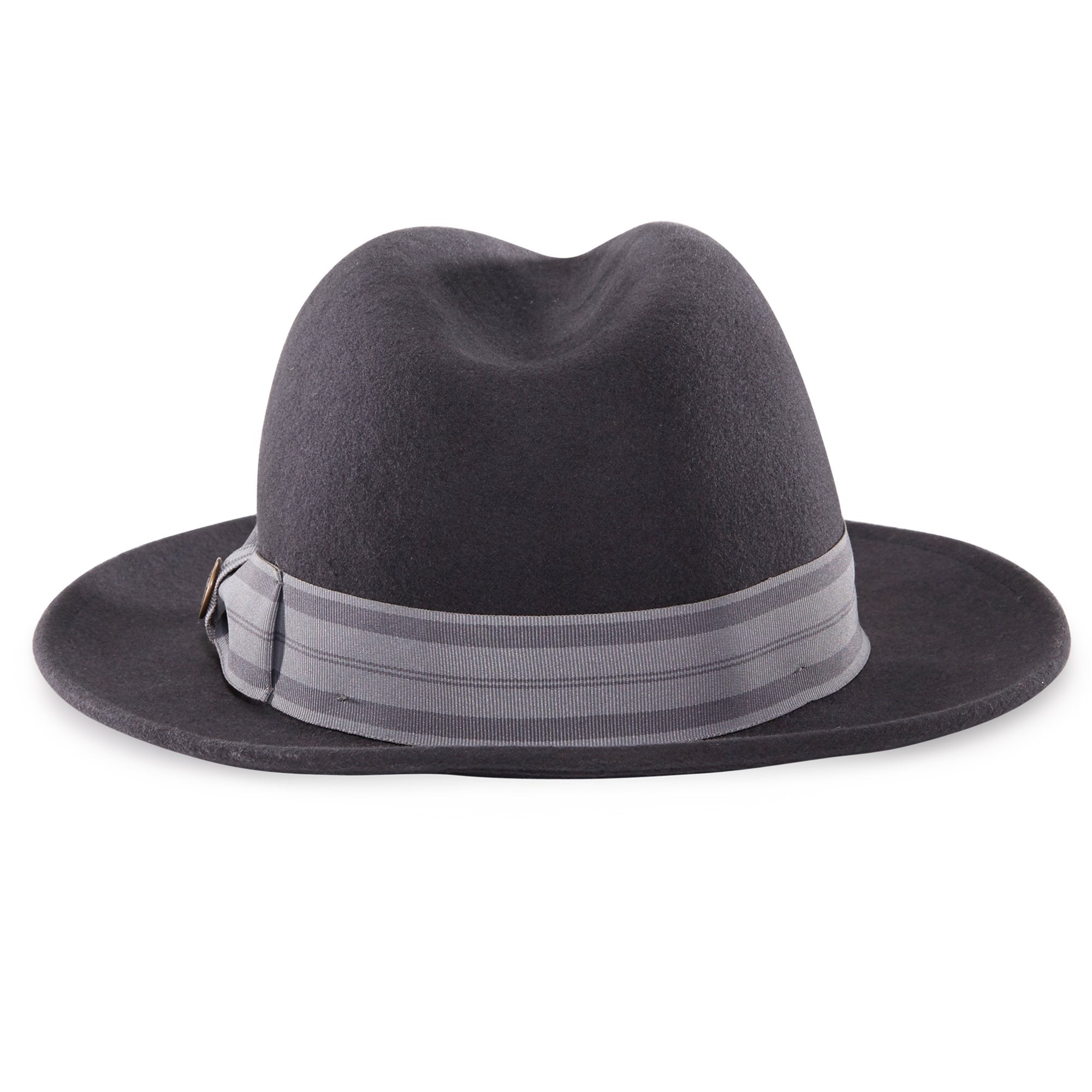 Goorin Bros. grande gato wool classic brim fedora Grey back view