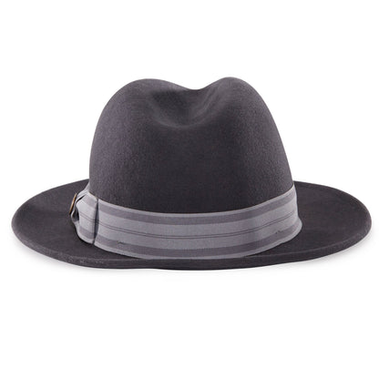 Goorin Bros. grande gato wool classic brim fedora Grey back view
