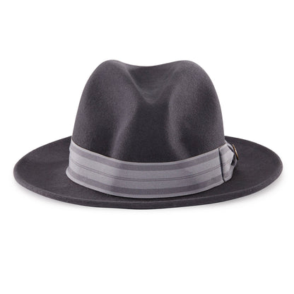 Goorin Bros. grande gato wool classic brim fedora Grey front view