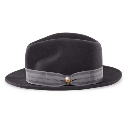 Goorin Bros. Grande Gato Grey fedora left side view