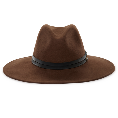 Goorin Bros. Mama Jones Brown fedora front view