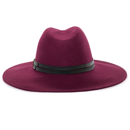 Goorin Bros. Mama Jones Purple fedora back view