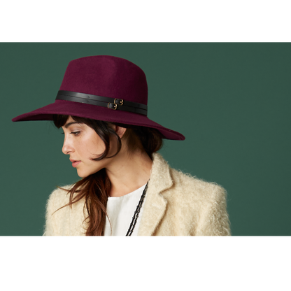 Goorin Bros. Mama Jones Purple fedora womens styling