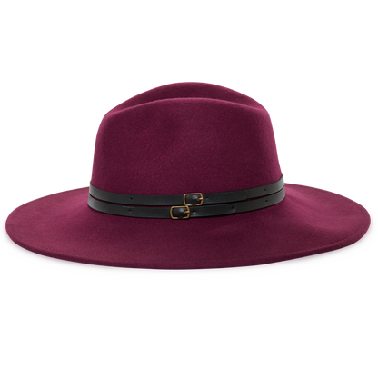 Goorin Bros. Mama Jones Purple fedora side view